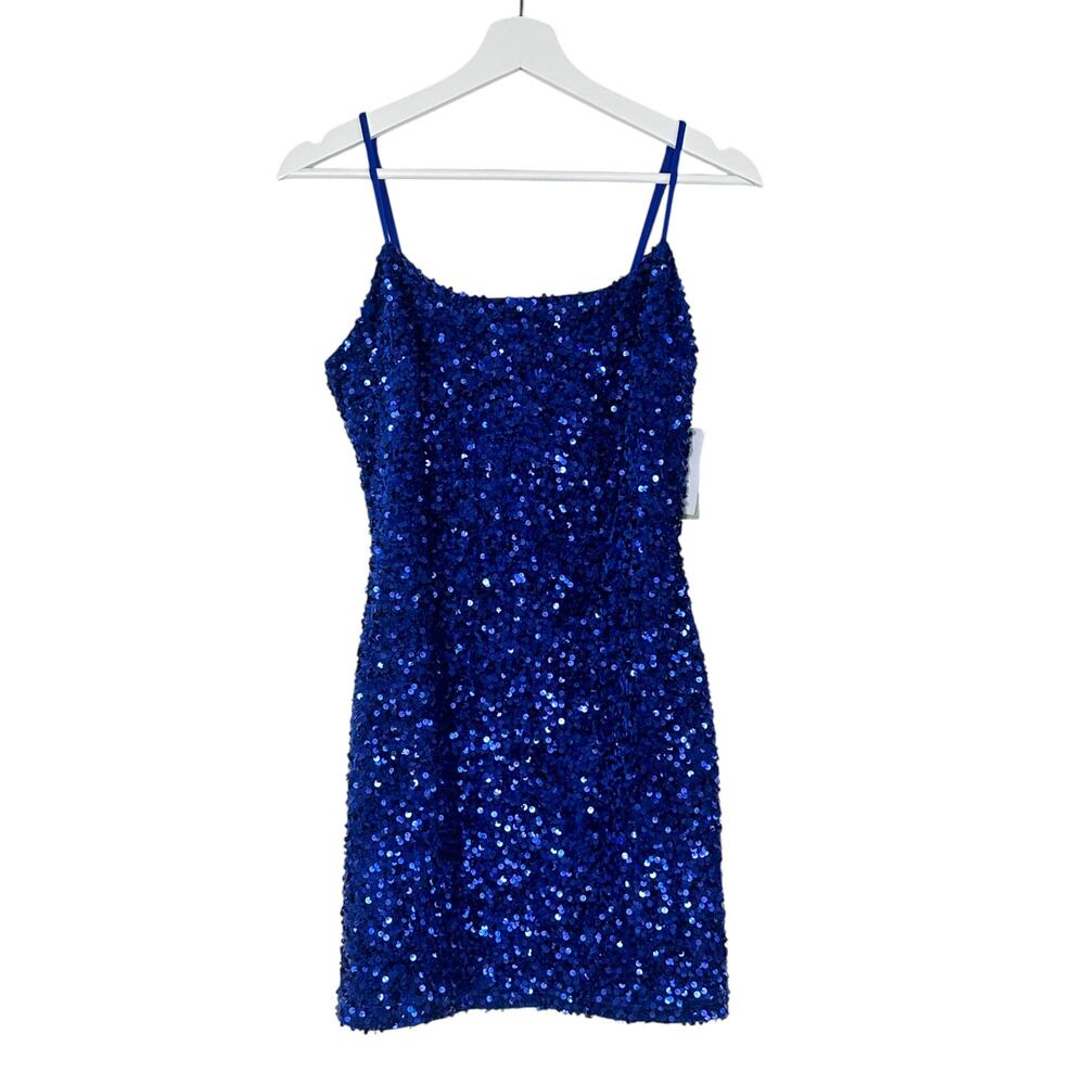 bp. Royal Blue Sequin Mini Dress - Picture 5 of 10